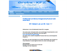 Tablet Screenshot of grobe-kfz.de